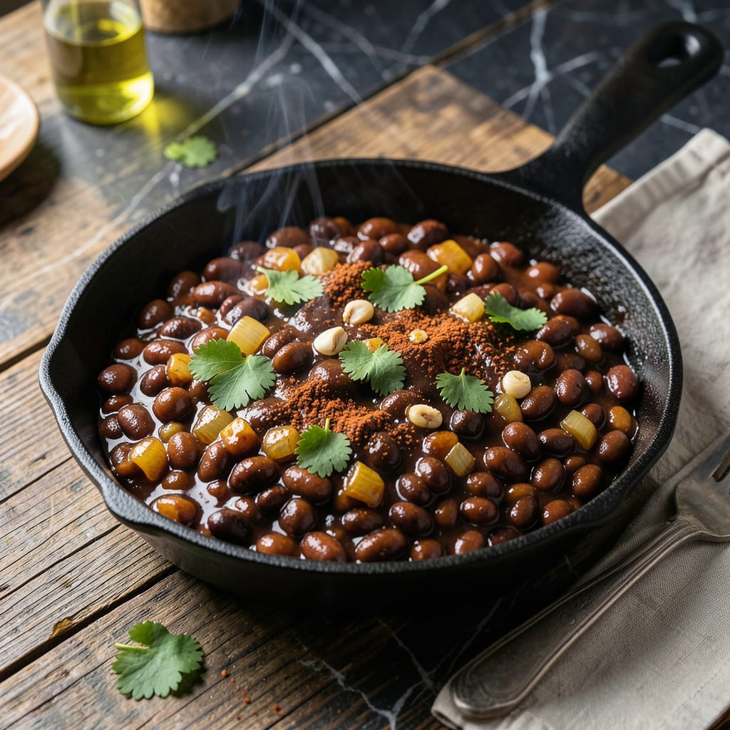 BBQ Black Beans Recipe: Smoky Sweetness in Every Bite example with annotations