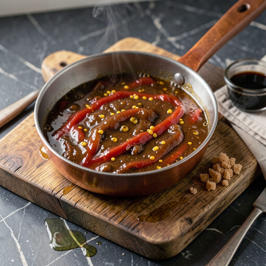 Comprehensive BBQ Brisket Mop Sauce Recipe: Vinegar Tang With Molasses Richness visual reference