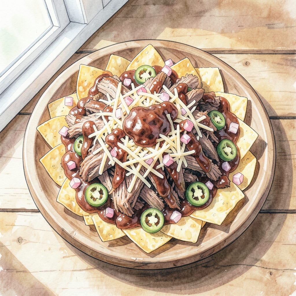 Complete BBQ Brisket Nachos Recipe: Texas Sized Flavor in Every Bite overview image