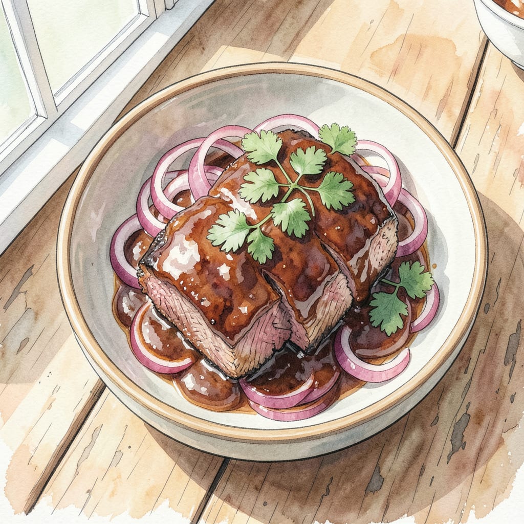 BBQ Brisket Recipe Oven: Tender Perfection in 3 Hours example with annotations