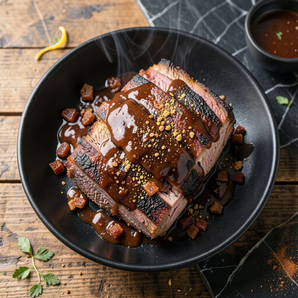 BBQ Brisket Slow Cook Recipe: Fork Tender Smoky Depth Overnight detailed visual guide