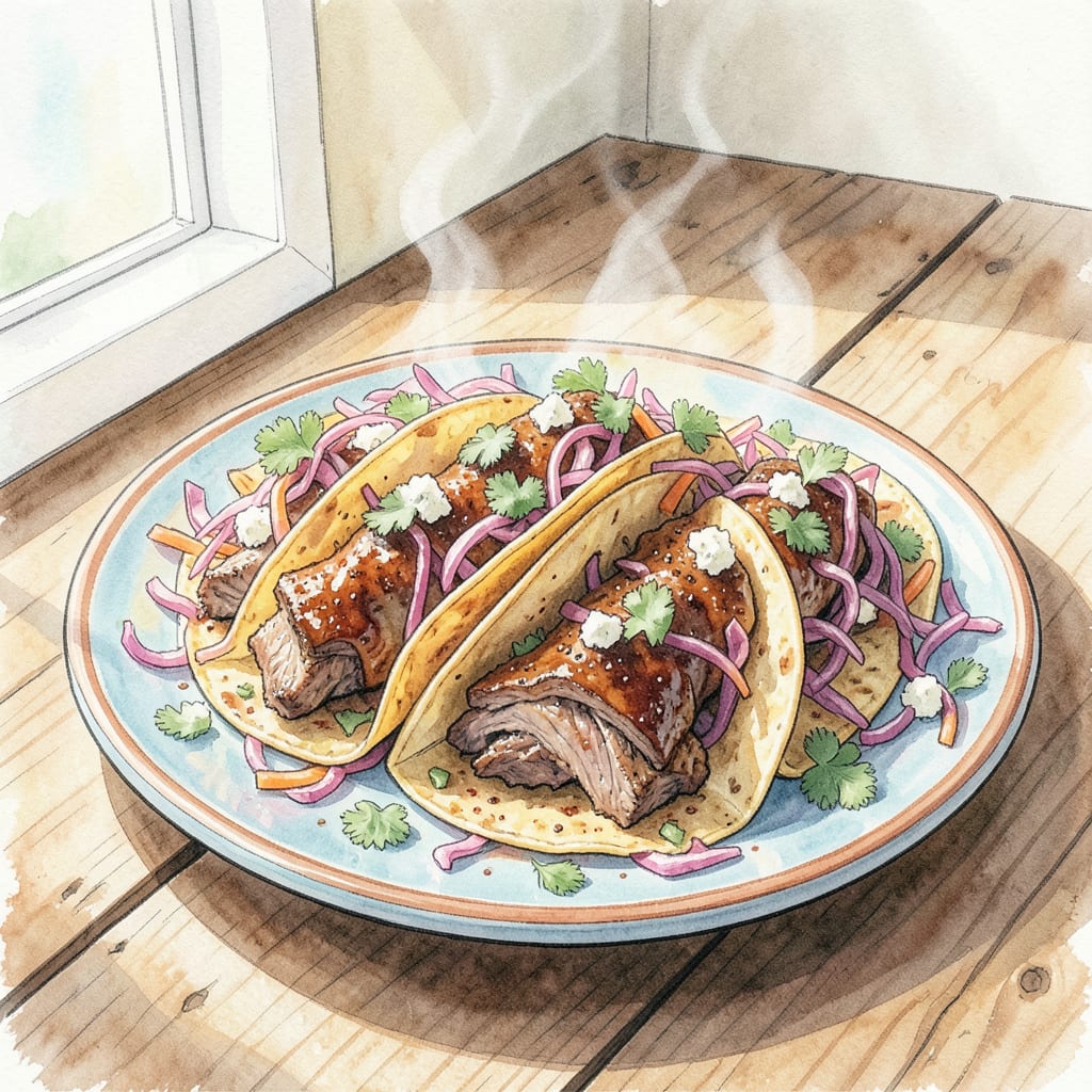 BBQ Brisket Tacos Recipe: Tender Brisket Meets Mexican Flair detailed visual guide