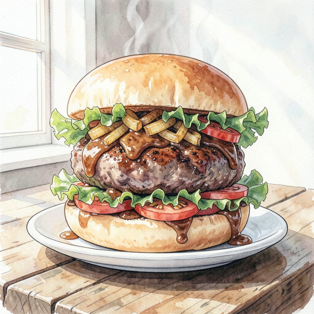 Complete BBQ Burger Recipe Oven: Juicy Patties and Caramelized Onions overview image