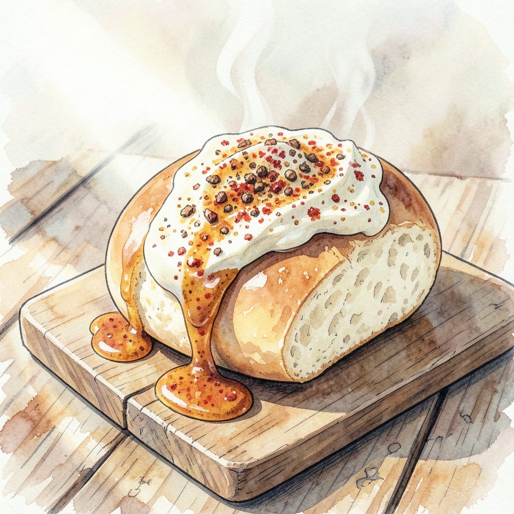 BBQ Butter Recipe: Rich and Creamy Sauce for Grilled Meats example with annotations