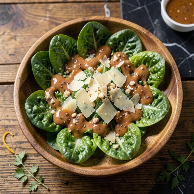 Visual representation of BBQ Caesar Salad Recipe: Smoky Grilled Romaine and Parmesan Crunch