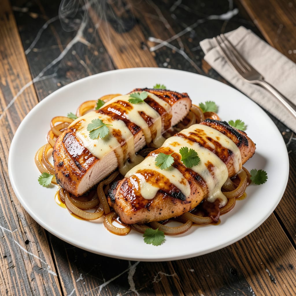 Complete bbq chicken and cheese recipe overview image