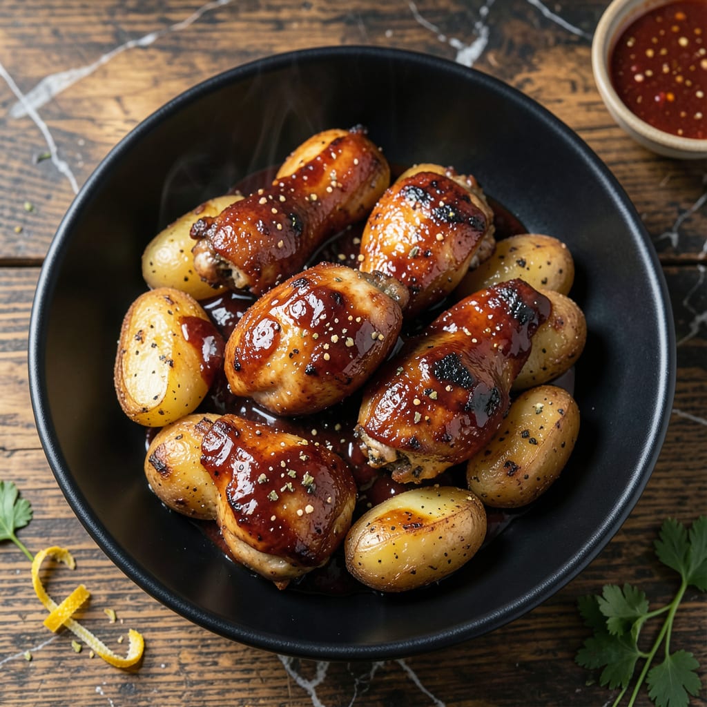 Comprehensive BBQ Chicken and Potatoes Recipe: Smoky One Pan Comfort visual reference