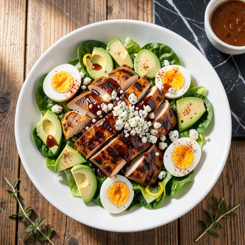 Complete BBQ Chicken Cobb Salad Recipe: Smoky Protein Packed Freshness overview image