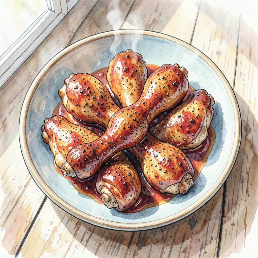 Complete BBQ Chicken Drumsticks Air Fryer Recipe: Crispy Perfection Every Time overview image