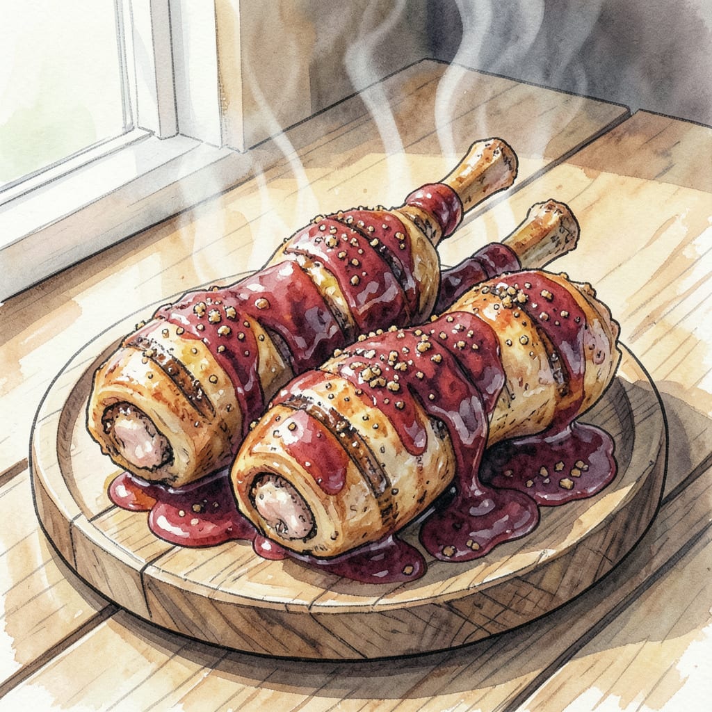 BBQ Chicken Drumsticks Recipe Grill: Smoky Flavor in 30 Minutes example with annotations