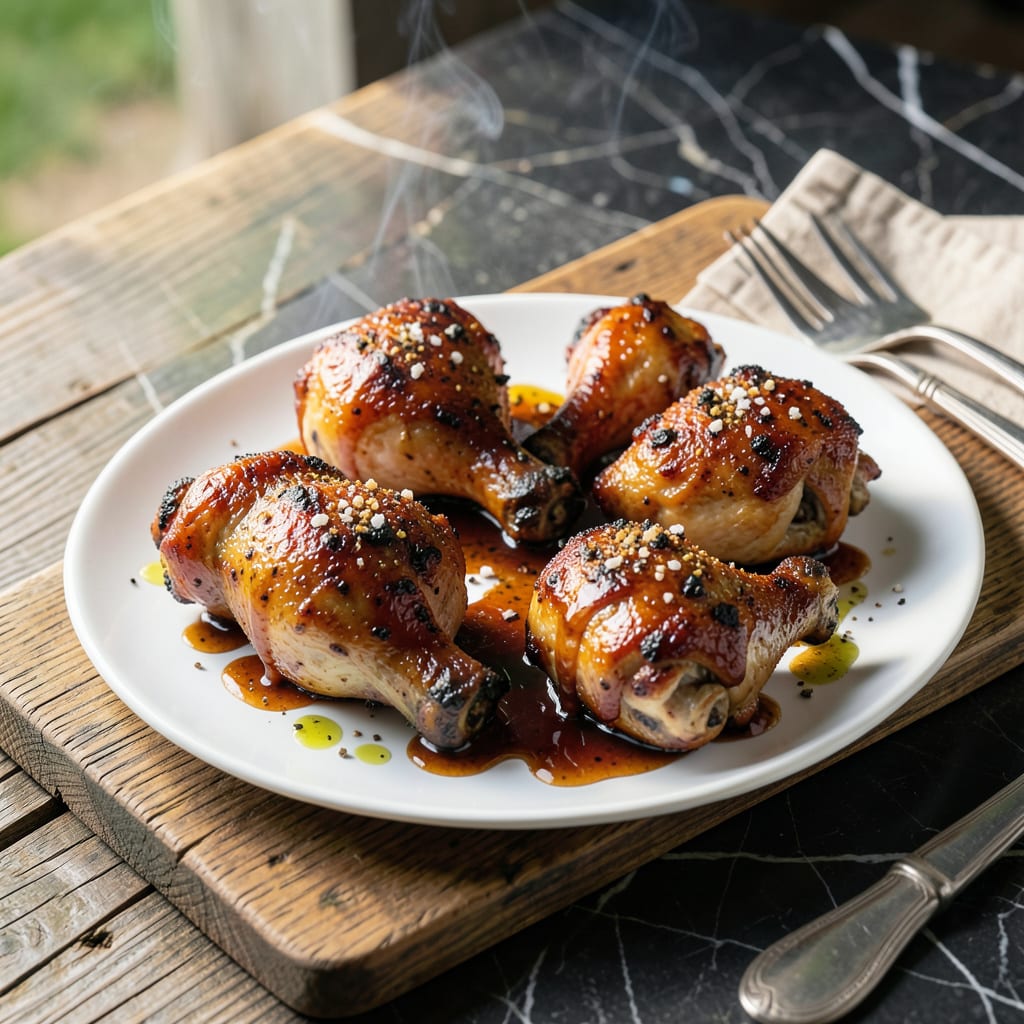 BBQ Chicken Leg Quarters Grill Recipe: Pitmaster's Balanced Sweet and Smoky Base illustration with key details