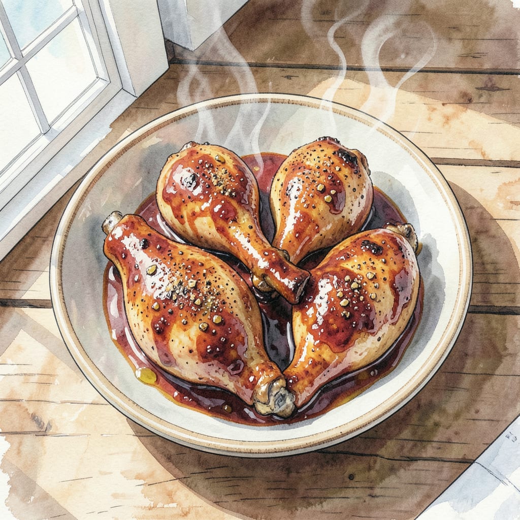 BBQ Chicken Legs Recipe Oven: Fall Off The Bone Tender Perfection illustration with key details