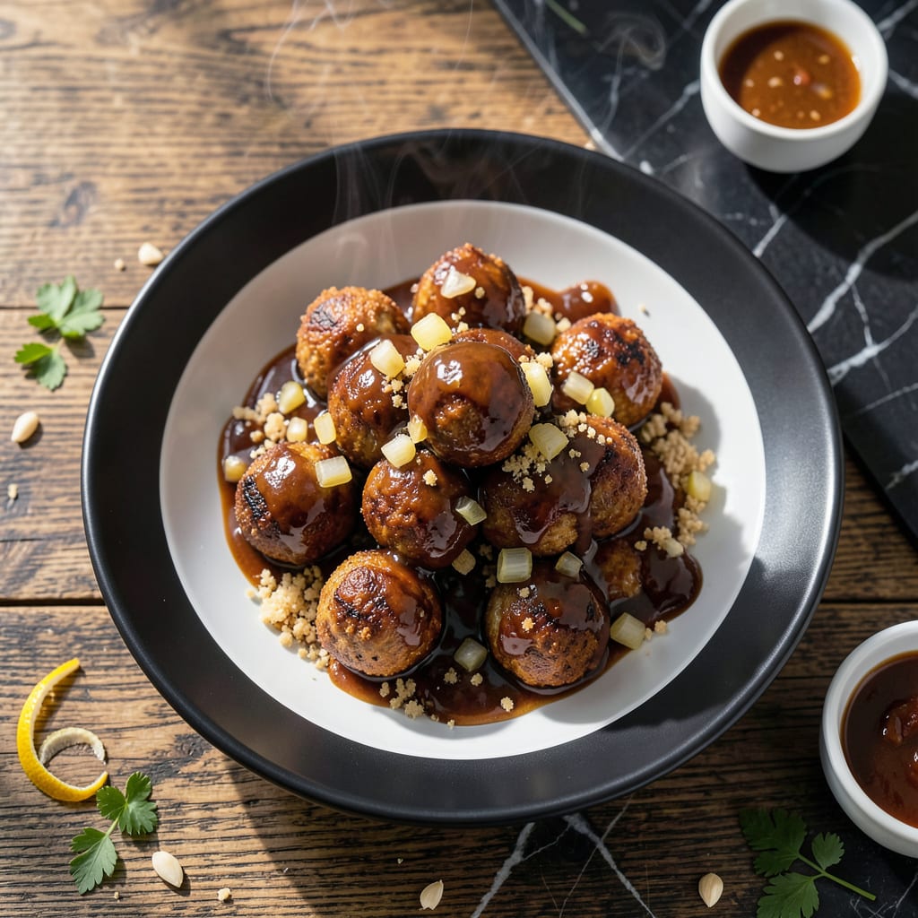 BBQ Chicken Meatballs Recipe: Smoky Sweet Bites With a Kick detailed visual guide