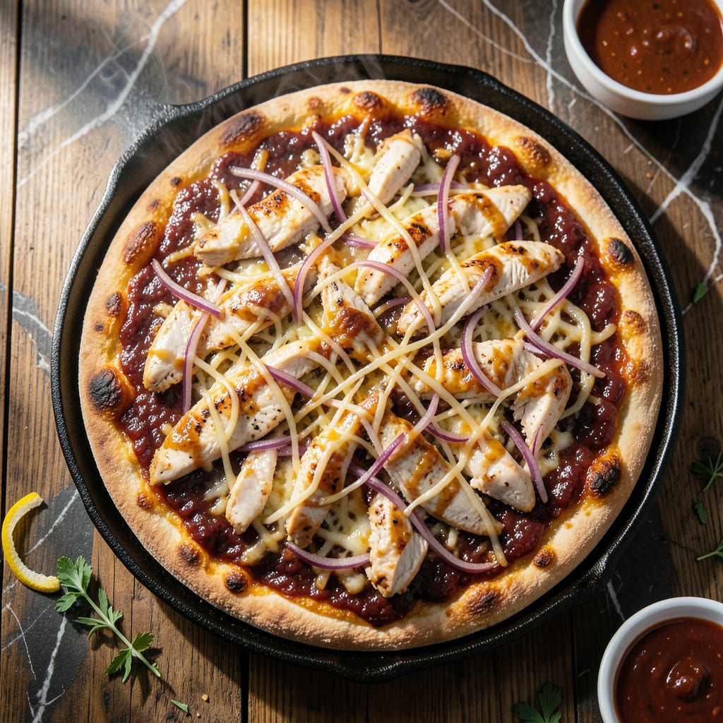 Visual representation of BBQ Chicken Pizza Recipe Pioneer Woman: Smoky Sweetness on a Buttery Crust