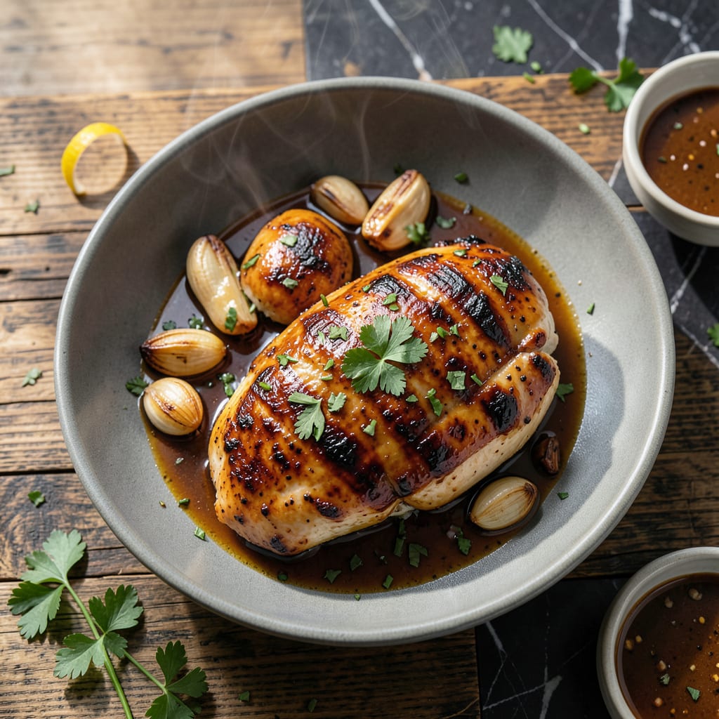 BBQ Chicken Recipe Boneless Breast: Grill Marked Juiciness Without the Bone illustration with key details