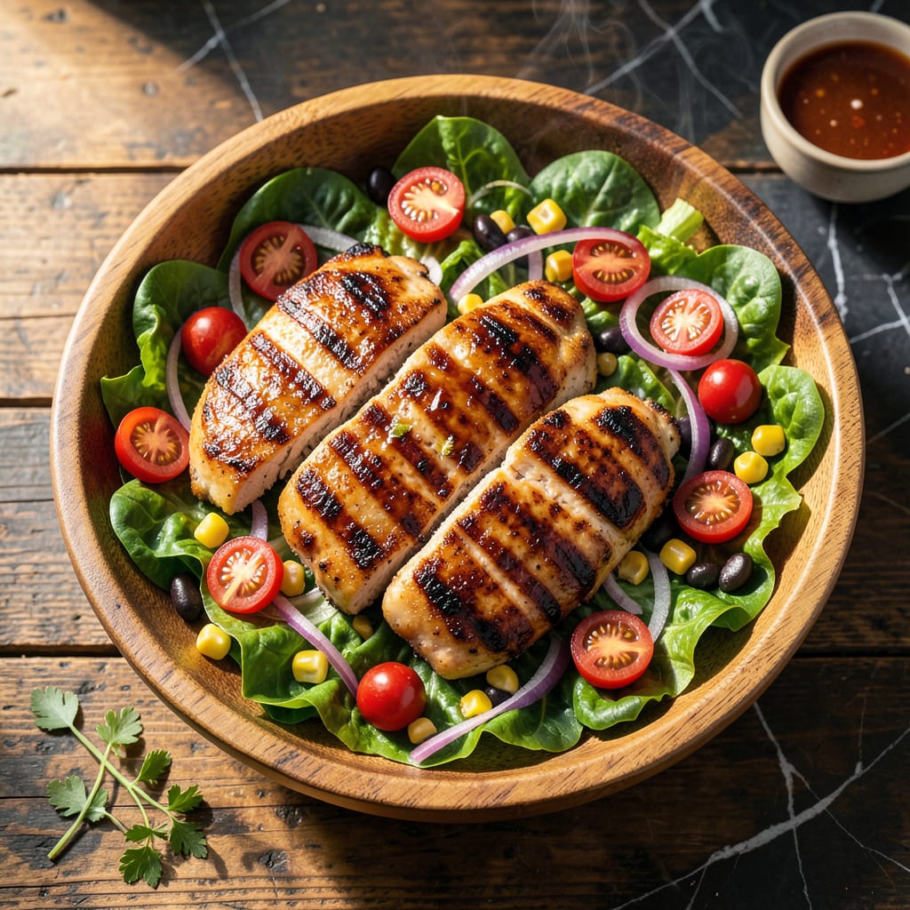 Comprehensive bbq chicken salad cheesecake factory recipe visual reference