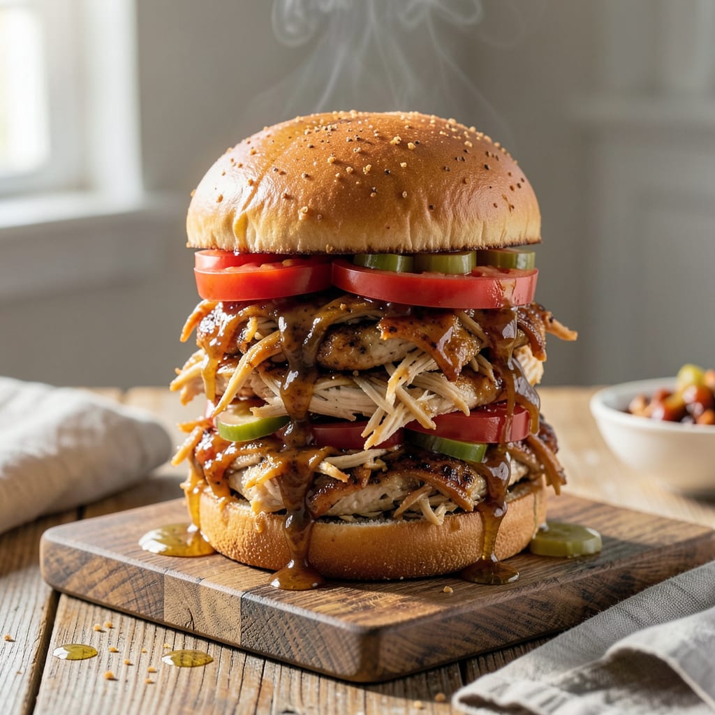 BBQ Chicken Sandwich Crock Pot Recipe: Hands Off Smoky Tenderness detailed visual guide