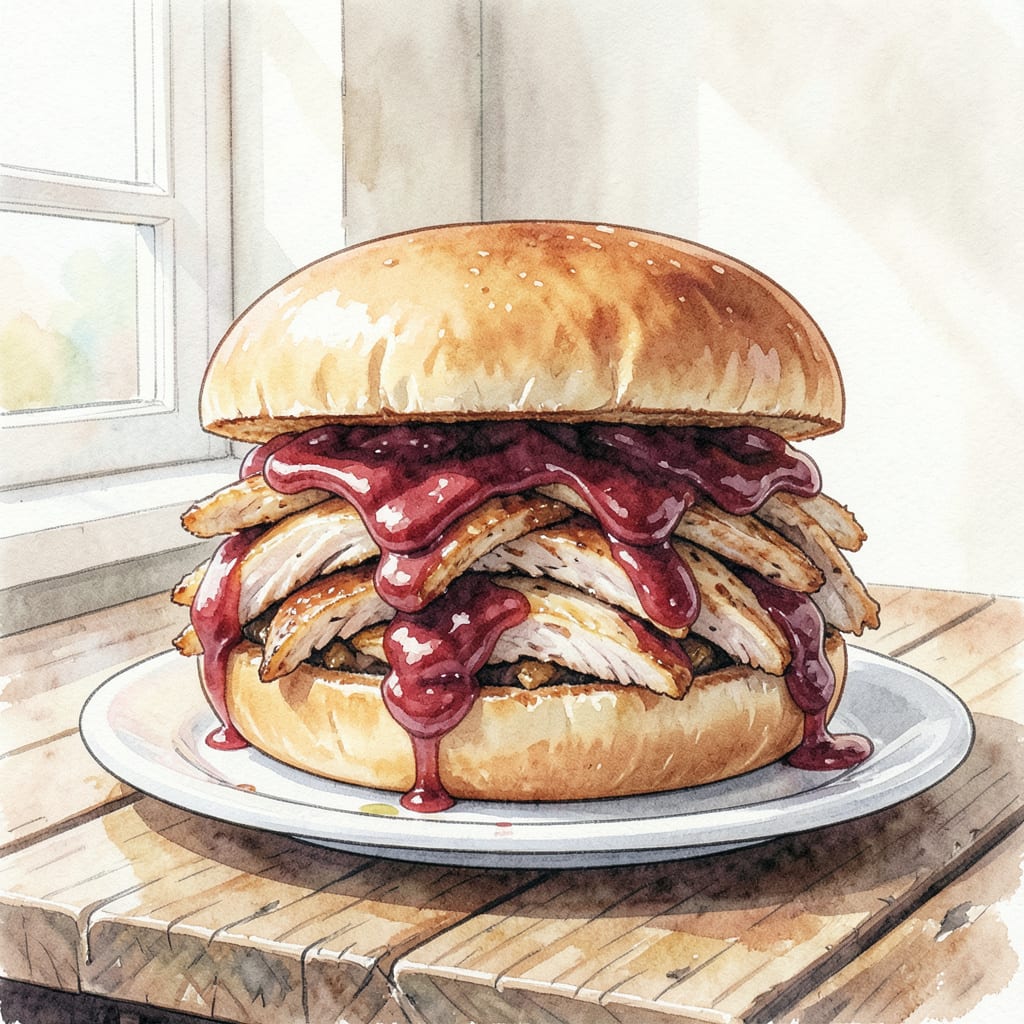 Visual representation of BBQ Chicken Sandwich Pulled Recipe: Tender, Juicy, and Finger Licking