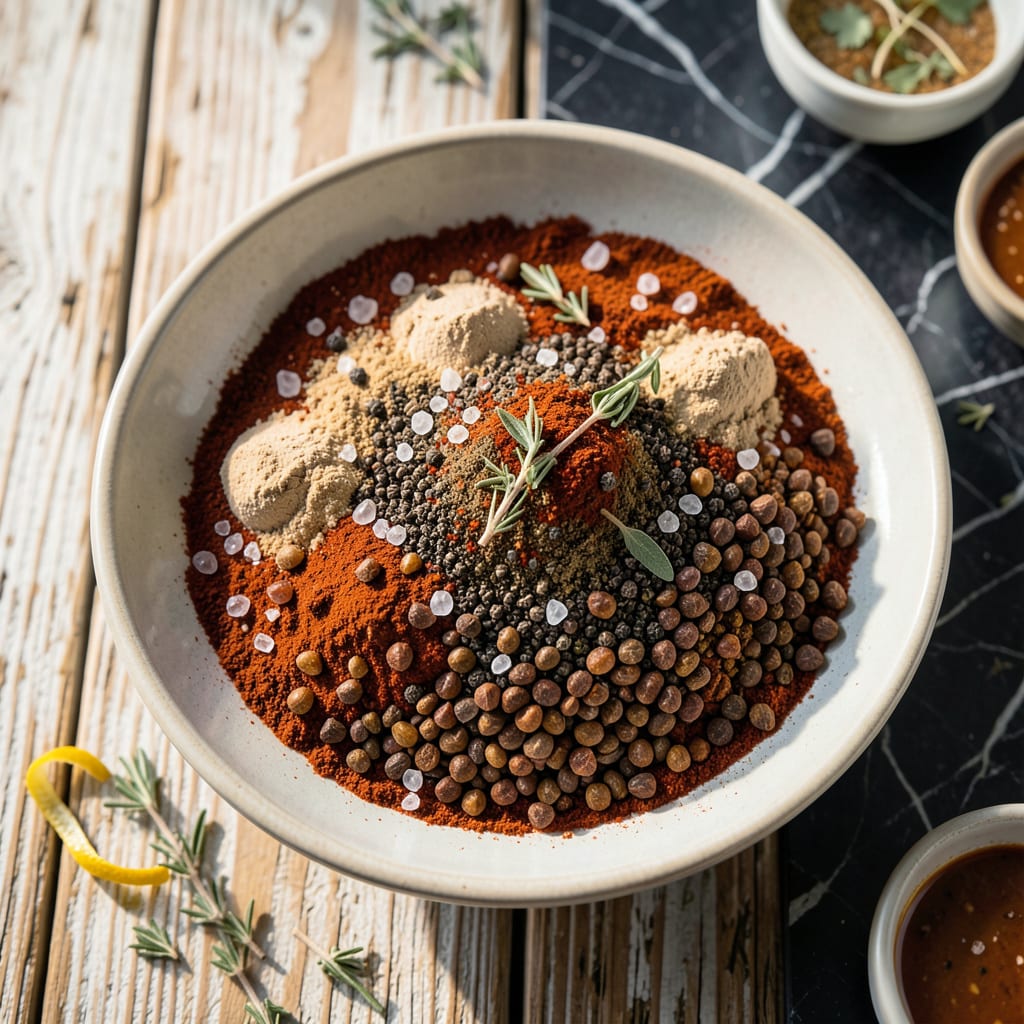 Complete bbq chicken seasoning recipe overview image