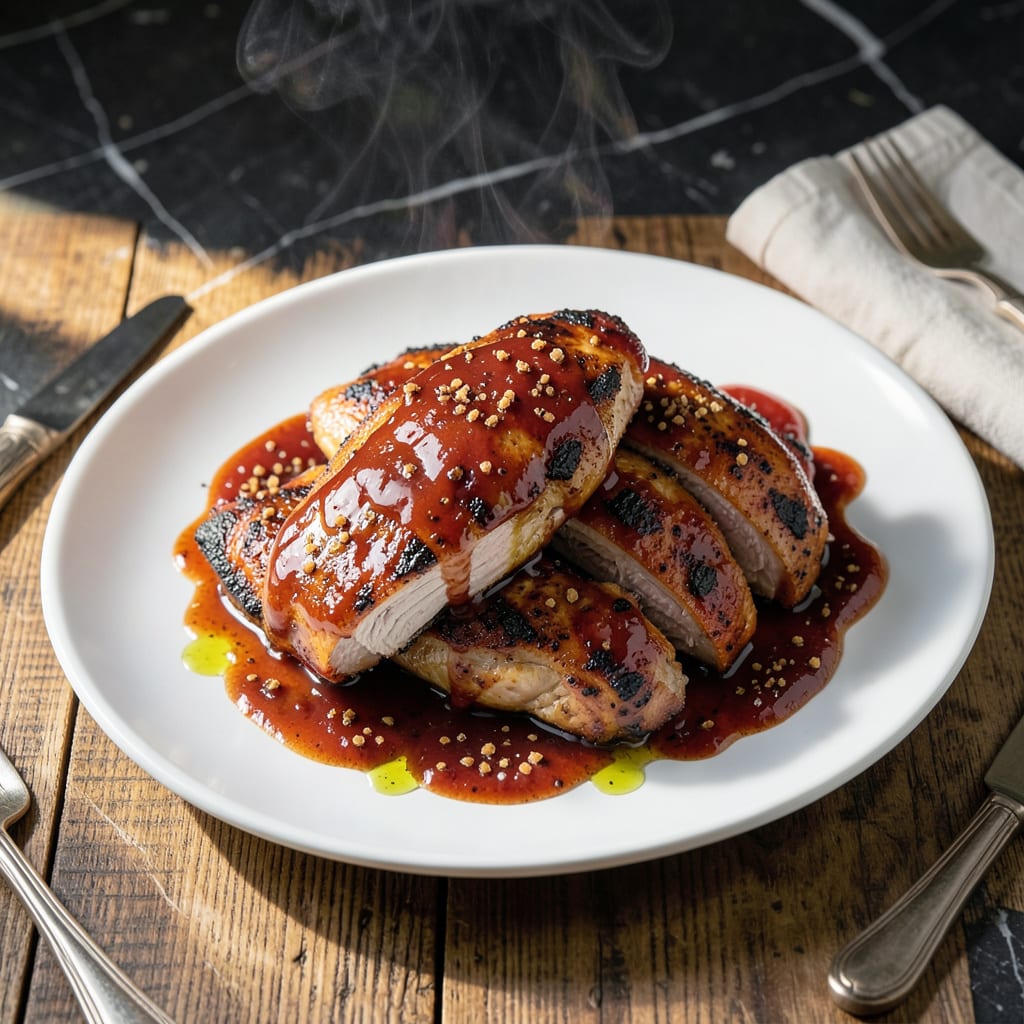bbq chicken secret sauce recipe example with annotations