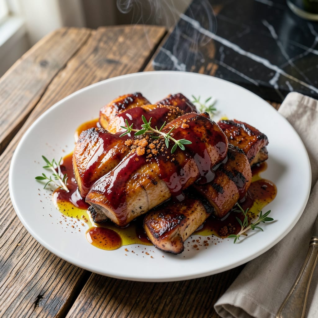 bbq chicken slow cook recipe detailed visual guide