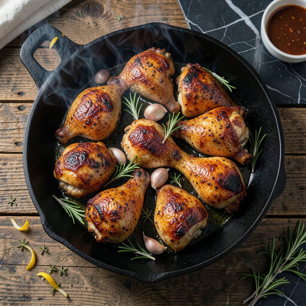 BBQ Chicken Smoker Recipe: Fall Off The Bone Smoky Tenderness illustration with key details