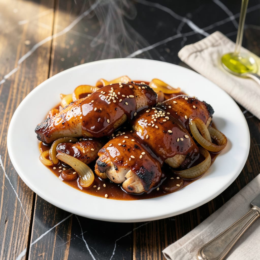 Comprehensive bbq chicken thighs crock pot recipe visual reference
