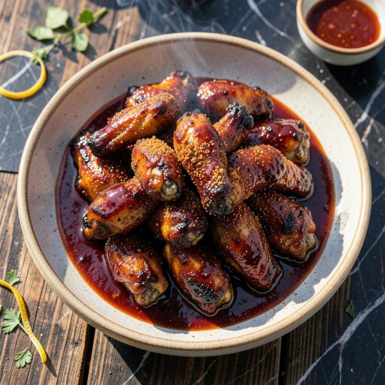 BBQ Chicken Wings Recipe Grill: Charcoal Kissed With Bold Spice Rub example with annotations