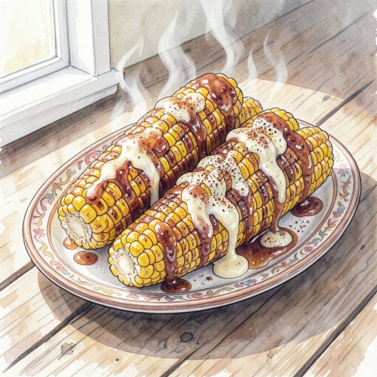 BBQ Corn on the Cob Recipe: Smoky Summer Flavor in Minutes illustration with key details