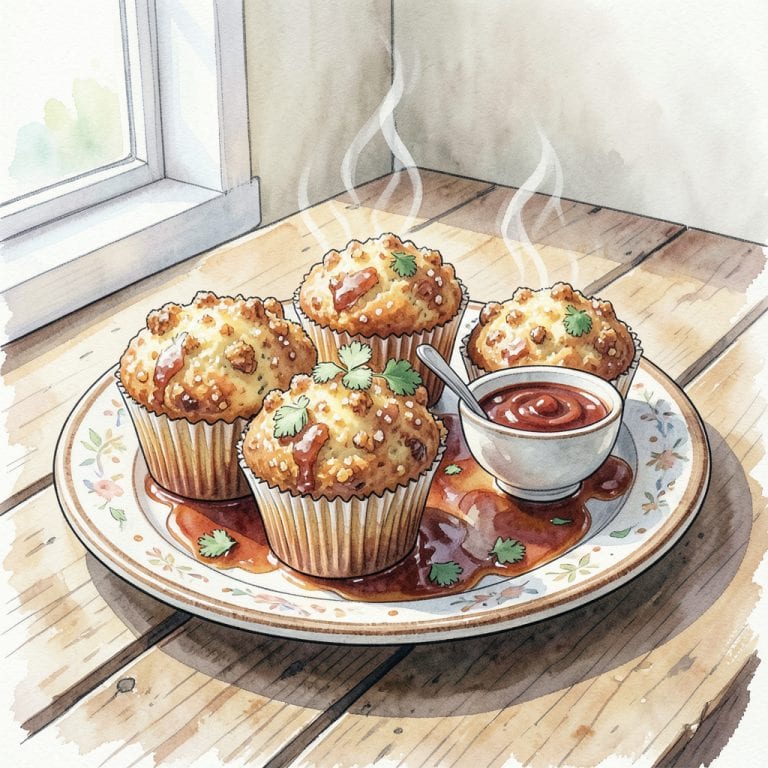 Visual representation of BBQ Cornbread Muffins Recipe: Spicy, Crumbly Perfection