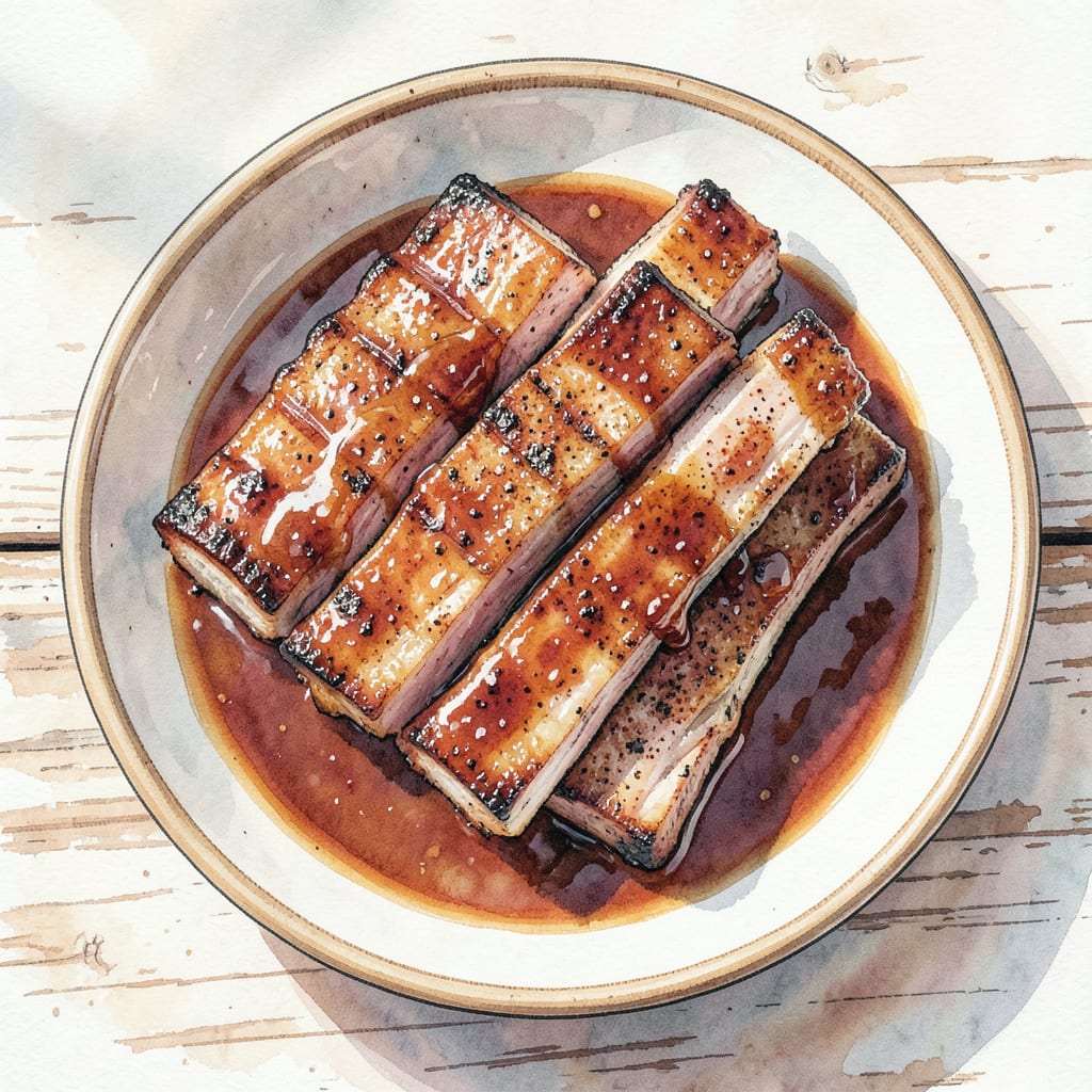 BBQ Country Style Ribs Recipe Grill: Fall Off The Bone Tender Perfection example with annotations