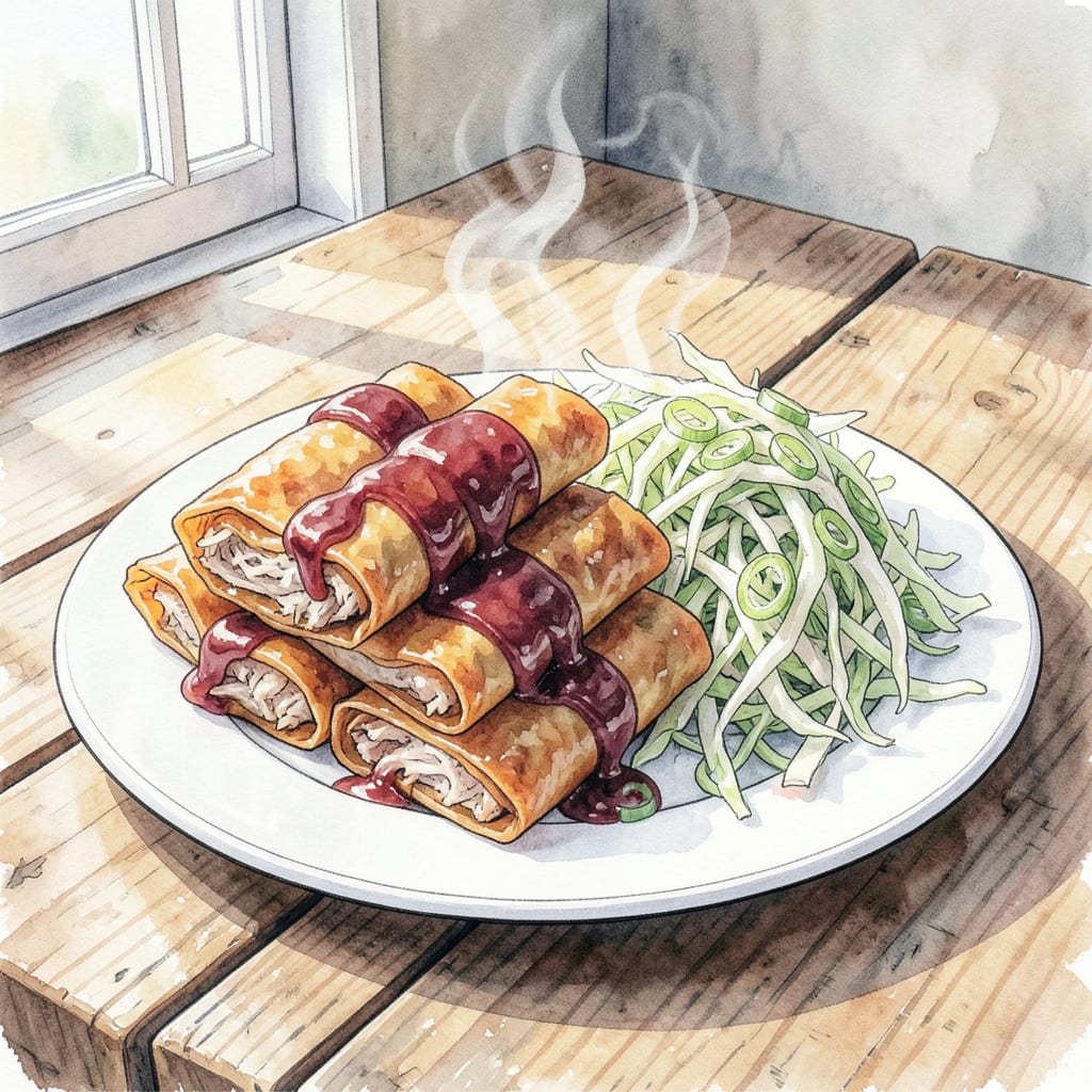 Comprehensive BBQ Egg Rolls Recipe: Crispy Fusion of Asian and American Flavors visual reference