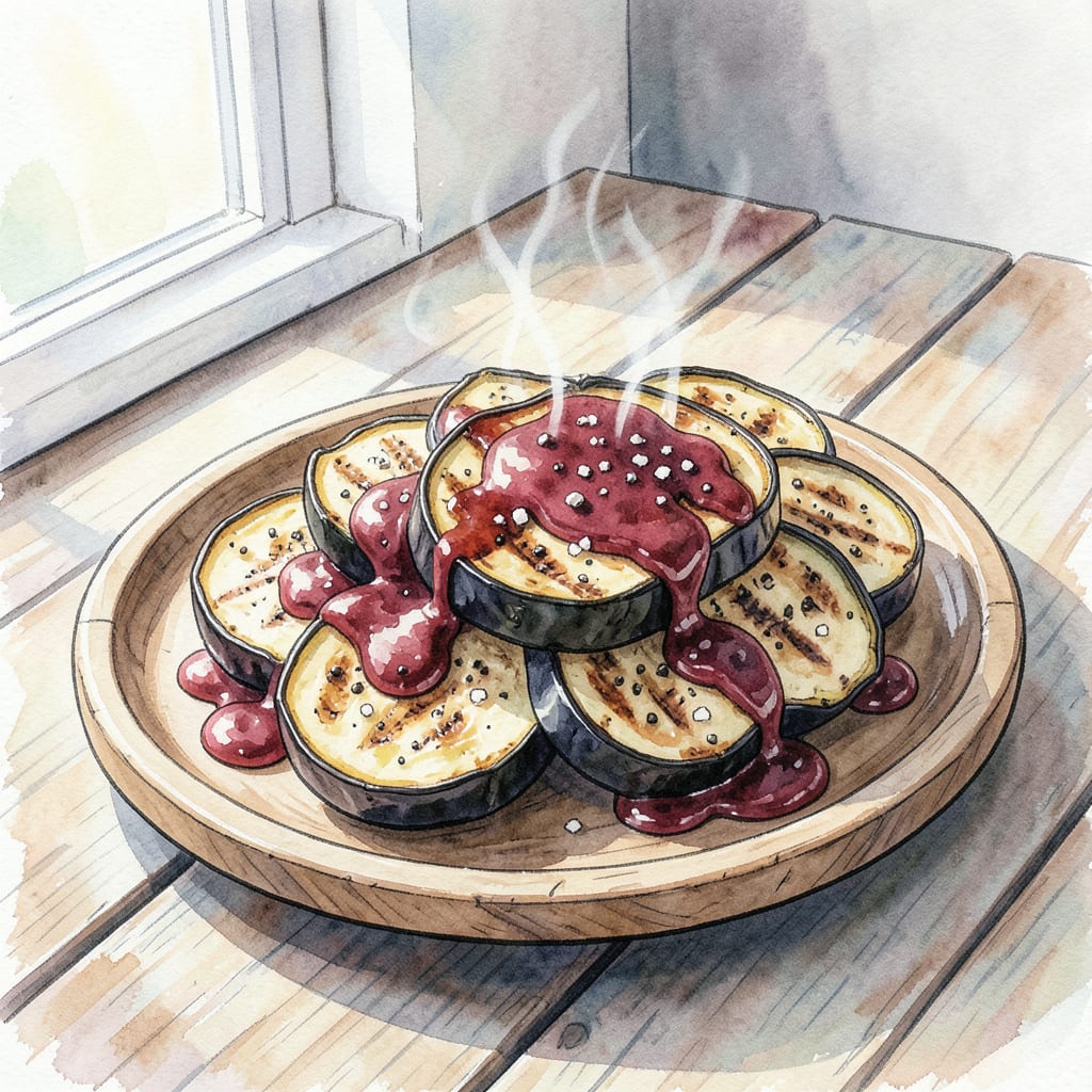 BBQ Eggplant Recipe: Smoky Summer Side Dish Perfection example with annotations