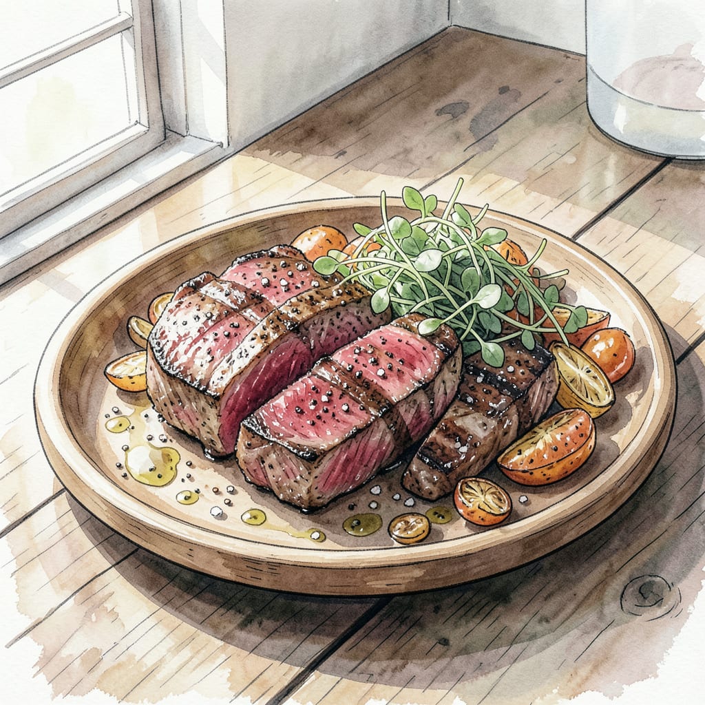 Visual representation of BBQ Elk Steaks Recipe: Tender and Flavorful Grilled Perfection
