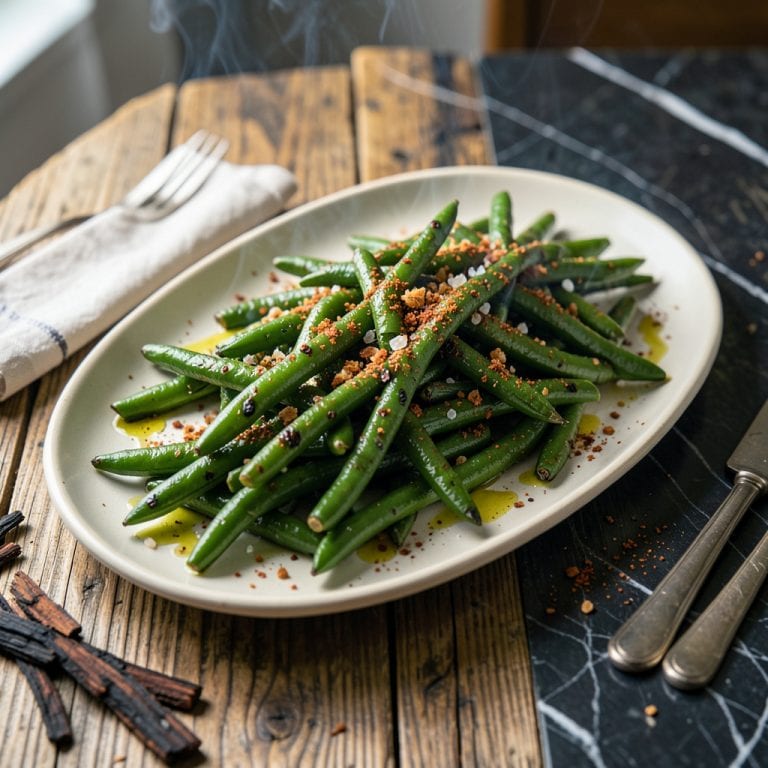 bbq fresh green beans recipe example with annotations
