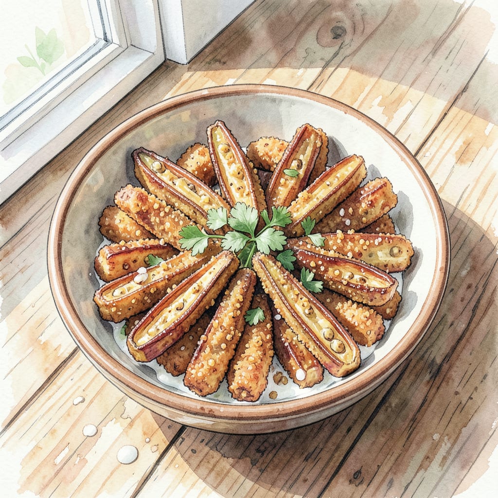 BBQ Fried Okra Recipe: Crispy Southern Delight detailed visual guide