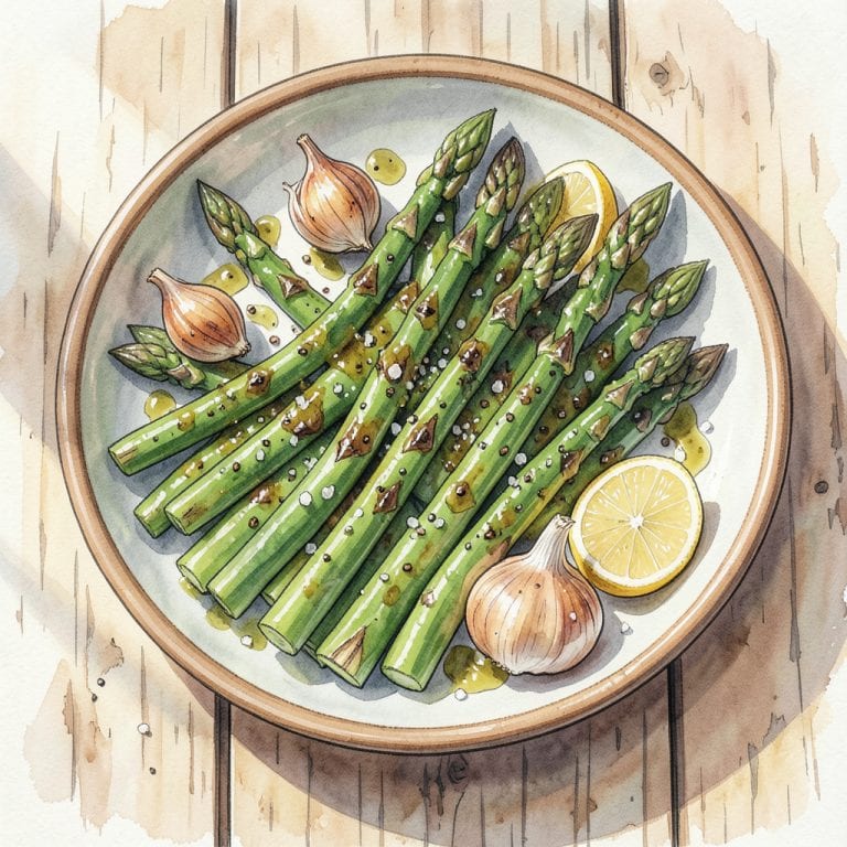 BBQ Grilled Asparagus Recipe: Charred Perfection in Minutes example with annotations