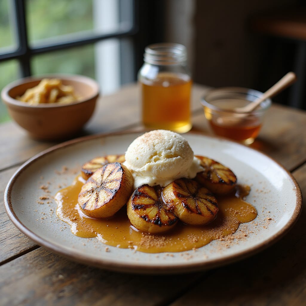 BBQ Grilled Bananas Recipe: Caramelized Sweetness in Minutes illustration with key details
