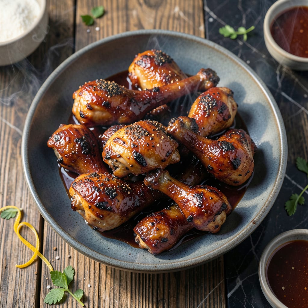 BBQ Grilled Chicken Legs Recipe: Charred Skin With Smoky Depth detailed visual guide