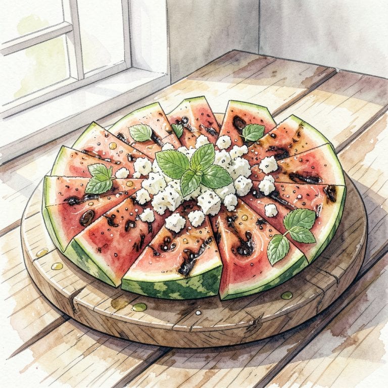 Visual representation of BBQ Grilled Watermelon Recipe: Smoky Summer Twist