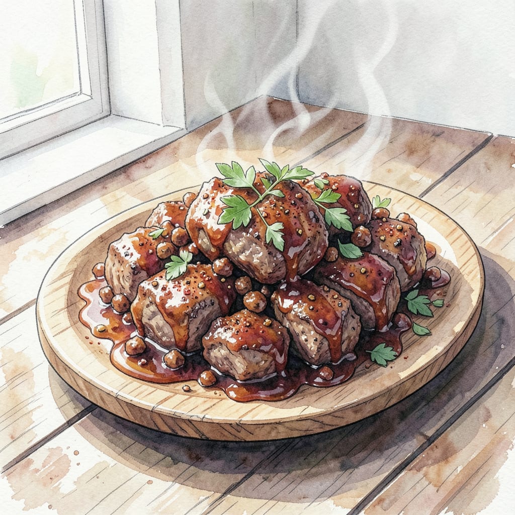 BBQ Ground Lamb Recipe: Spicy Mediterranean Flavor Explosion example with annotations