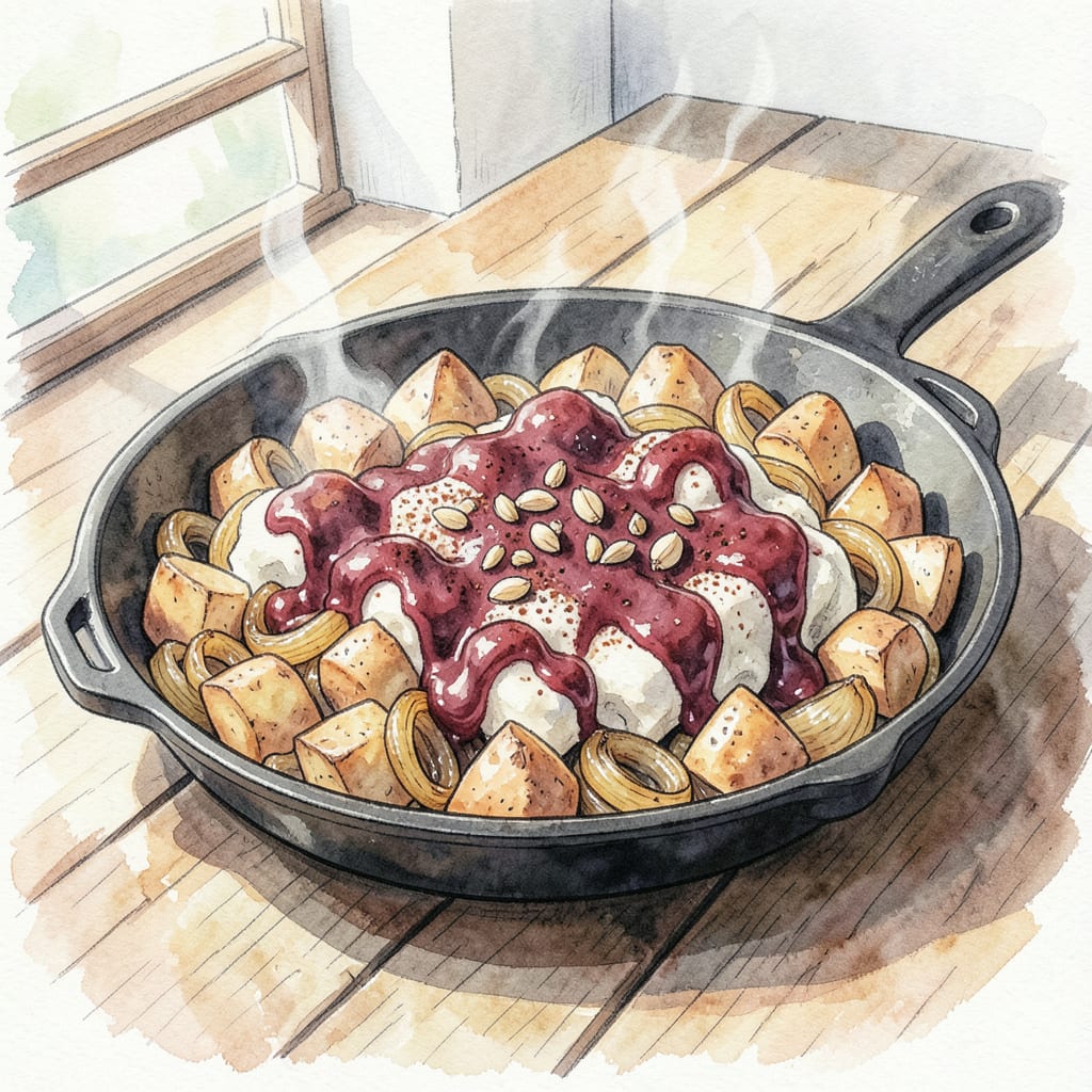Visual representation of BBQ Hash Recipe: Hearty Comfort Food in One Skillet