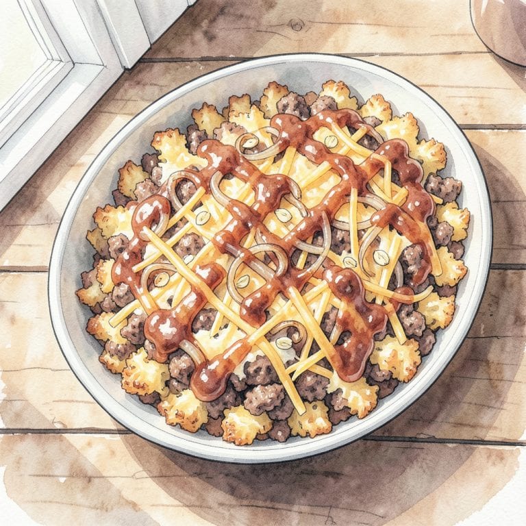 Complete BBQ Hashbrown Casserole Recipe: Comforting Crunch in Every Bite overview image