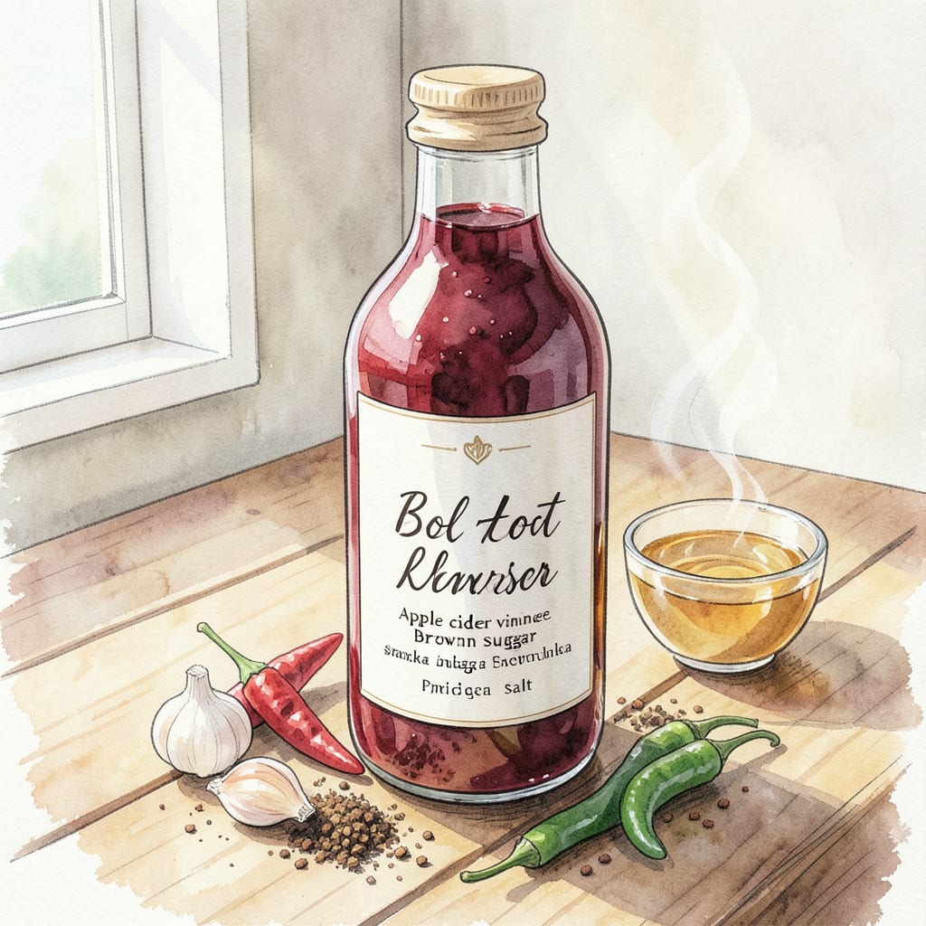 BBQ Hot Sauce Recipe: Spicy & Sweet Flavor Bomb detailed visual guide