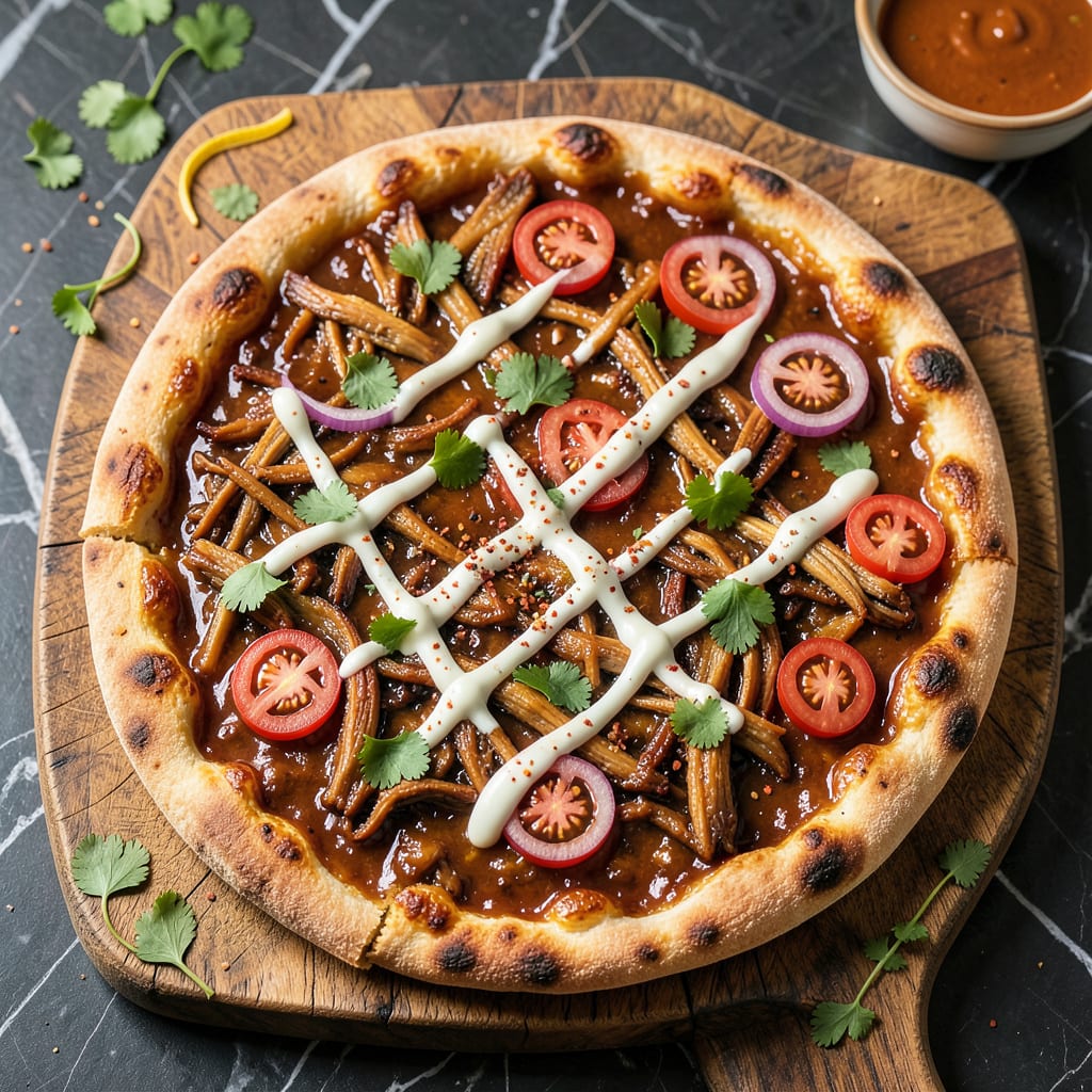 Complete BBQ Jackfruit Pizza Recipe: Smoky Plant Based Indulgence on Crispy Crust overview image