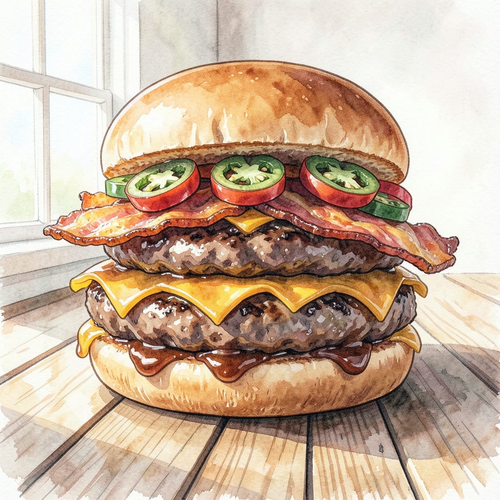 Comprehensive BBQ Jalapeno Burgers Recipe: Spicy Summer Grilling Perfection visual reference