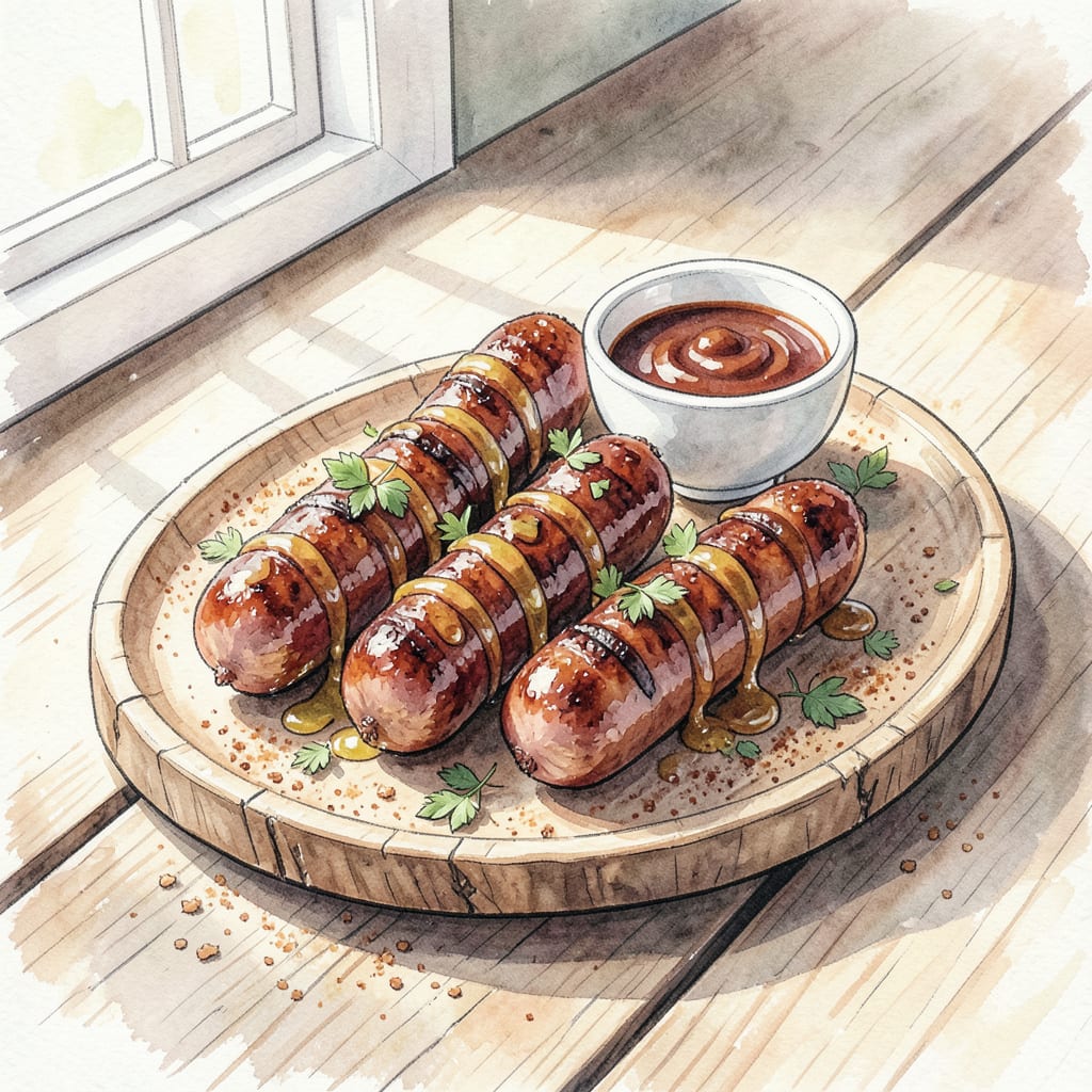 Visual representation of BBQ Kielbasa Recipe Grill: Smoky Perfection in 20 Minutes