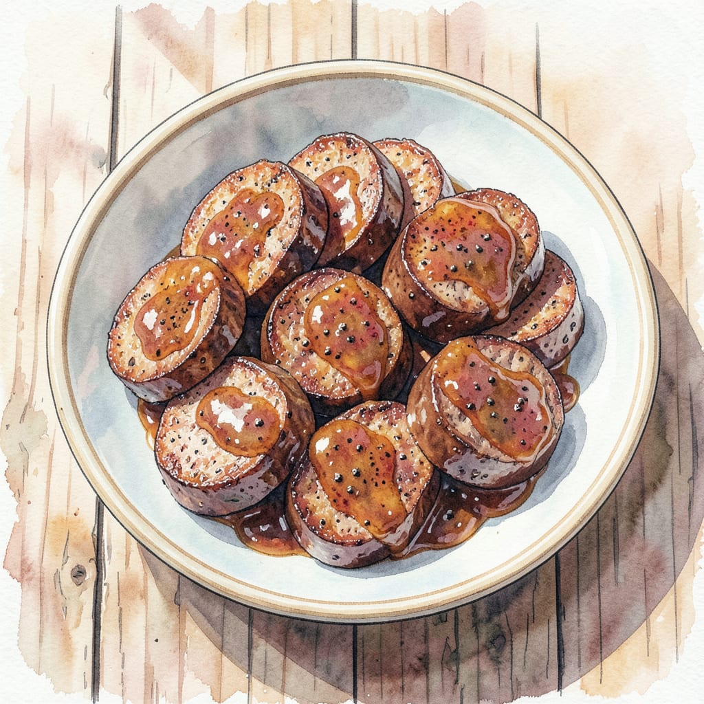 Visual representation of BBQ Kielbasa Recipe Oven: Smoky Sausage Perfection