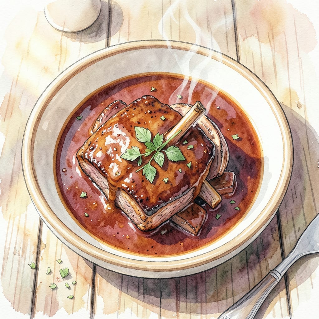 Visual representation of BBQ Lamb Shoulder Recipe Slow Cooker: Tender Perfection in 8 Hours