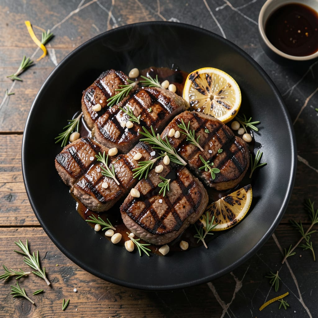 Visual representation of BBQ Lamb Steak Recipe: Charred Crust with Bold Smoky Depth